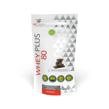 Proteine Whey Plus 80 (900GR) - KEFORMA - Cioccolato Fondente