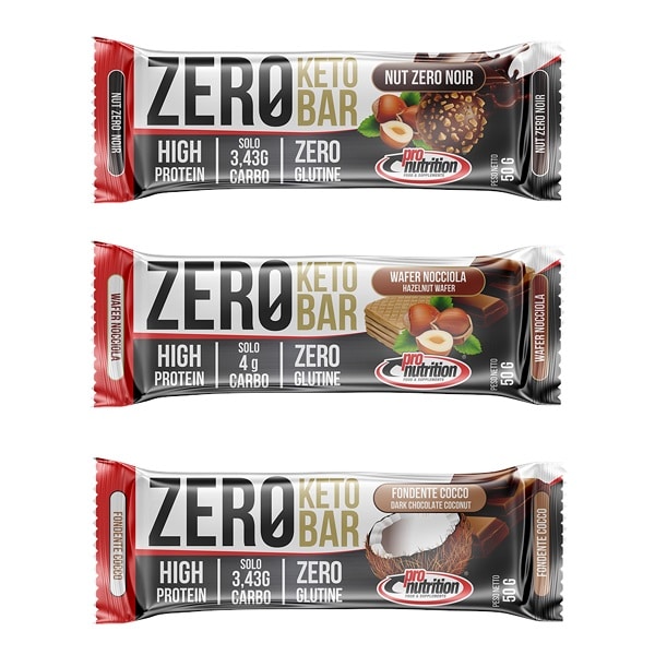 Zero Keto Bar 50g - Pro Nutrition - WAFER NOCCIOLA