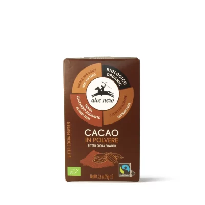 Cacao in Polvere biologico 75g – ALCE NERO