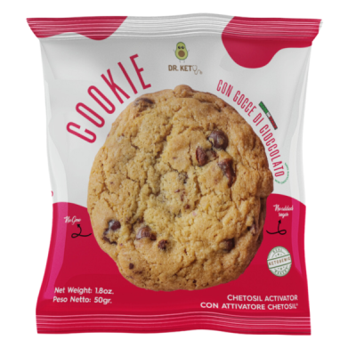 Cookie gocce di cioccolato 50gr – DR KETO