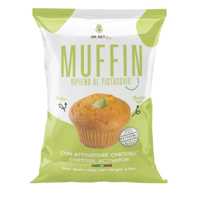 Muffin ripieno di crema al pistacchio – DR KETO