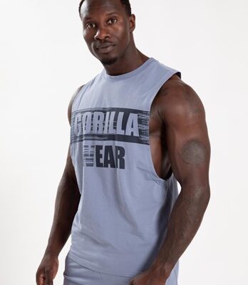 Lopez Drop Armhole Tank Top Blue – GORILLAWEAR