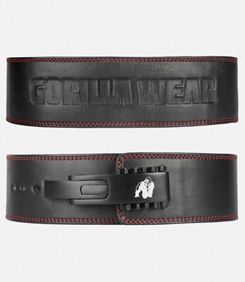 4 Inch Premium Leather Lever Belt black – GORILLAWEAR